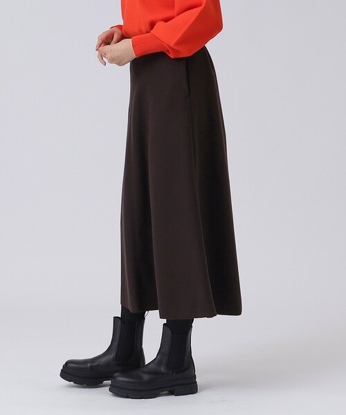 GALLEST（ギャレスト）の「メルトンフレアスカート（スカート・レディース・ナチュラル/ダークブラウン/ブルー系その他・05/38/36/40）」の6枚目の写真