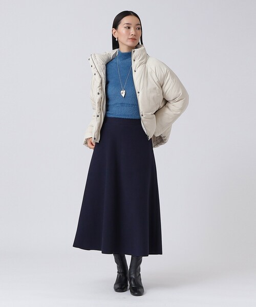 GALLEST（ギャレスト）の「メルトンフレアスカート（スカート・レディース・ナチュラル/ダークブラウン/ブルー系その他・05/38/36/40）」の11枚目の写真