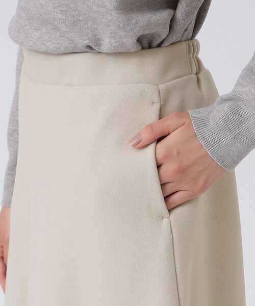 GALLEST（ギャレスト）の「メルトンフレアスカート（スカート・レディース・ナチュラル/ダークブラウン/ブルー系その他・05/38/36/40）」の18枚目の写真