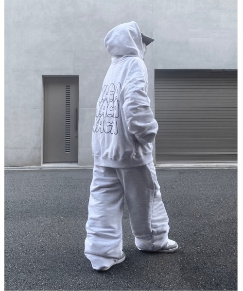 YACA(ヤーカ)の「yaca logo print hoodie/ヤーカロゴプリントフーディ(スウェット・レディース・ブラック/グレー/アッシュグレー・FREE)」の8枚目の写真