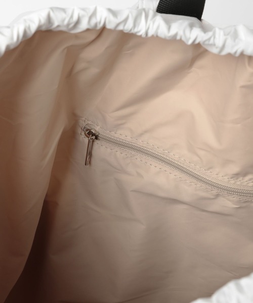 niko and...（ニコアンド）の「オリジナルWポケットナップサック（バックパック/リュック・レディース・ブラック/アイボリー/ブルー・0）」の11枚目の写真