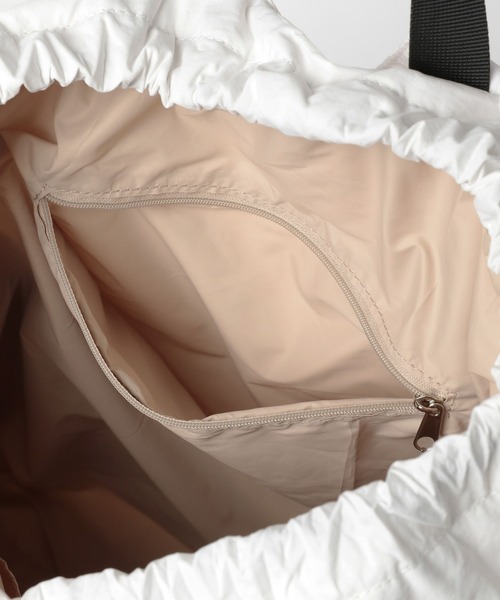 niko and...（ニコアンド）の「オリジナルWポケットナップサック（バックパック/リュック・レディース・ブラック/アイボリー/ブルー・0）」の12枚目の写真