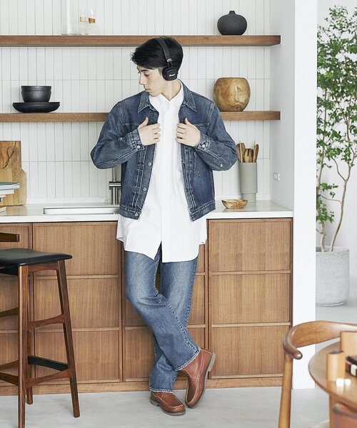 LEVI’S(R)別注 1st JKT Selvedge INDIGO ovy LEVI'S(R)別注 1st JKT Selvedge INDIGO ovy - メルカリ