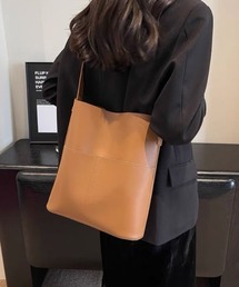 E&C closet… | フェイクレザートートバッグ(ポーチ付き)(ショルダーバッグ)