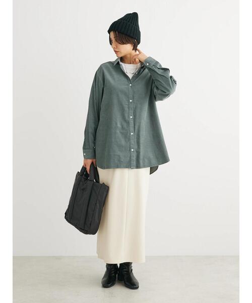 Green　Parks（グリーンパークス）の「・モヘアライクワッチ（ニットキャップ/ビーニー・レディース・モカ/ブルー/アイボリー/ブラック・FREE）」の5枚目の写真