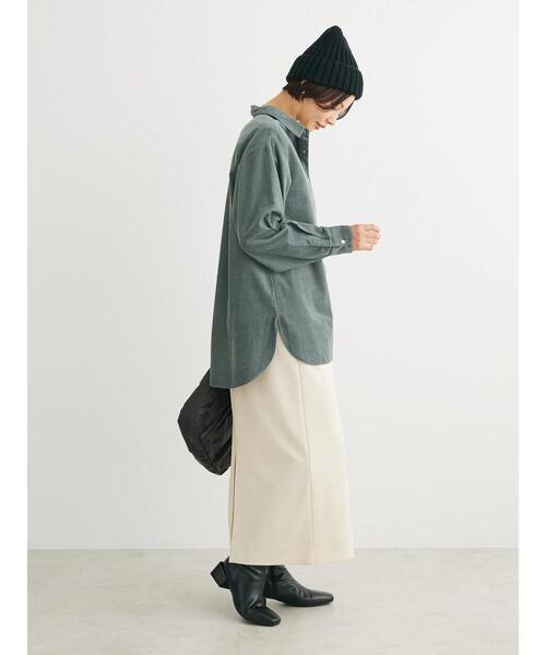 Green　Parks（グリーンパークス）の「・モヘアライクワッチ（ニットキャップ/ビーニー・レディース・モカ/ブルー/アイボリー/ブラック・FREE）」の6枚目の写真