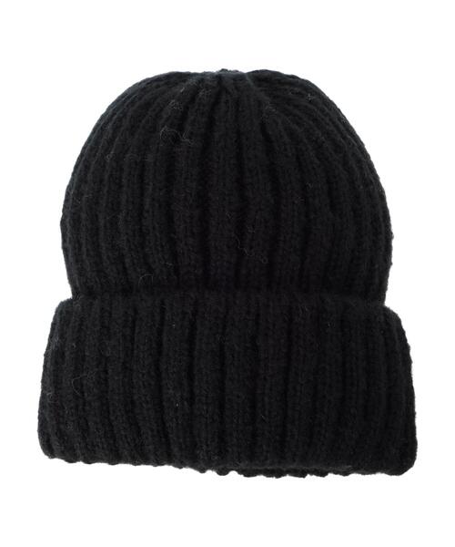 Green　Parks（グリーンパークス）の「・モヘアライクワッチ（ニットキャップ/ビーニー・レディース・モカ/ブルー/アイボリー/ブラック・FREE）」の14枚目の写真