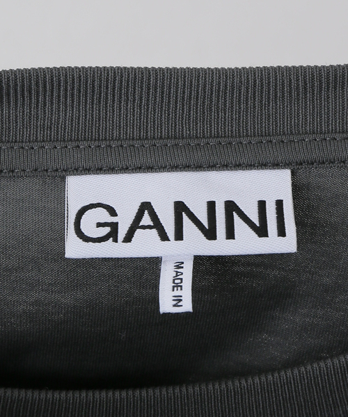GANNI(ガニー)の「【GANNI / ガニー】Basic Jersey Heart Relaxed T-shirt:Tシャツ(Tシャツ/カットソー・レディース・ブラック・SMALL)」の13枚目の写真