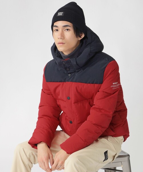 ECOALF(エコアルフ)の「JANNU バイカラー ジャケット / JANNU JACKET MAN(ブルゾン・メンズ・レッド系その他・L/M/S)」の1枚目の写真