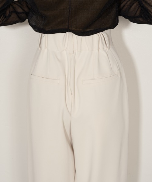 Lui's(ルイス)の「ハイウエストサイドベンツスリットワイドパンツ(その他パンツ・レディース・オフホワイト/ブラック・FREE)」の20枚目の写真