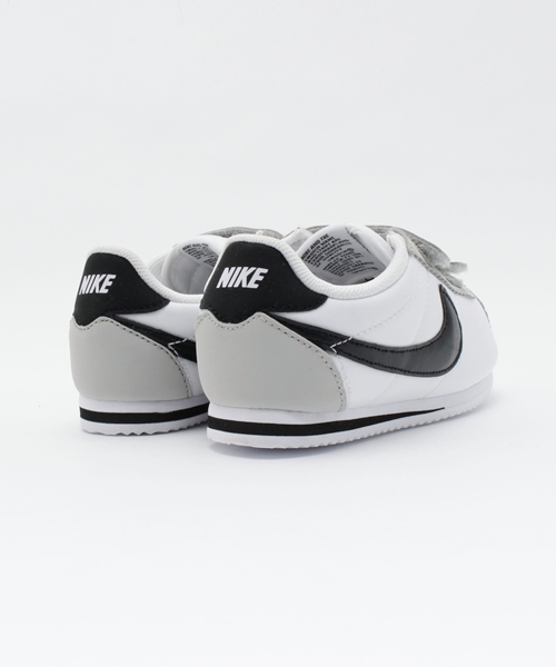 NIKE（ナイキ）の「ベビー キッズ ナイキ コルテッツ ナイロン NIKE CORTEZ NYLON TDV 749497-100（スニーカー・キッズ・ホワイト・13cm/14cm/16cm/15cm）」の4枚目の写真