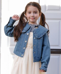 デニムパールボタンジャケット（デニムジャケット）｜CINOH（チノ）の