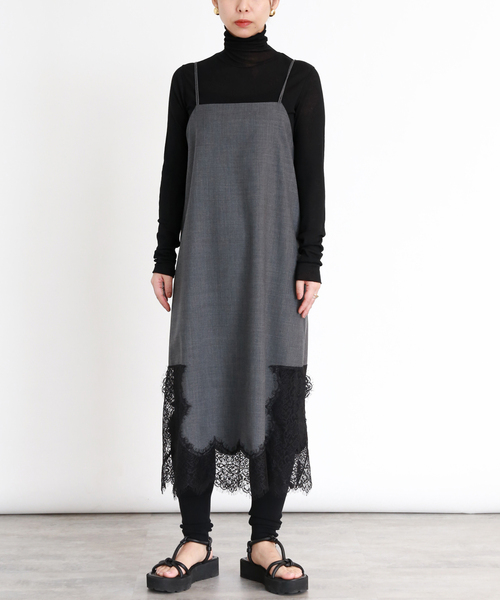 VERMEIL par iena(ヴェルメイユパーイエナ)の「ソフトベールコットンタートルプルオーバー(Tシャツ/カットソー・レディース・ブラック/アイボリー・FREE)」の15枚目の写真