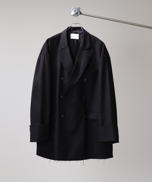 welise（ウェライズ）の「【welise/ウェライズ】グレイスフルTR ワイドロールカフス オーバーテーラードジャケット（テーラードジャケット・メンズ・ダークベージュ/ブラック/チャコールグレー・M/L）」の15枚目の写真