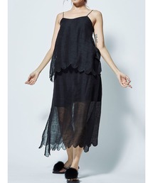 mikomori(~R)HEM SCALLOP SKIRT(XJ[g)