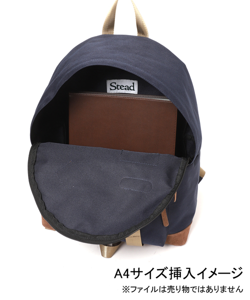 OUTDOOR PRODUCTS(アウトドアプロダクツ)の「【OUTDOOR PRODUCTS × Stead】 Daily Backpack(バックパック/リュック・メンズ・ネイビー/ブラック・FREE)」の22枚目の写真