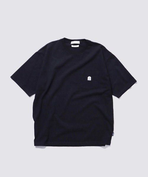FIDELITY(フィデリティ)の「EMBREM POCKET S/S TEE / 半袖ポケットTシャツ(Tシャツ/カットソー・メンズ・オフホワイト/グレー/スカイブルー/ブラック/ミント・X-LARGE/LARGE/MEDIUM)」の3枚目の写真