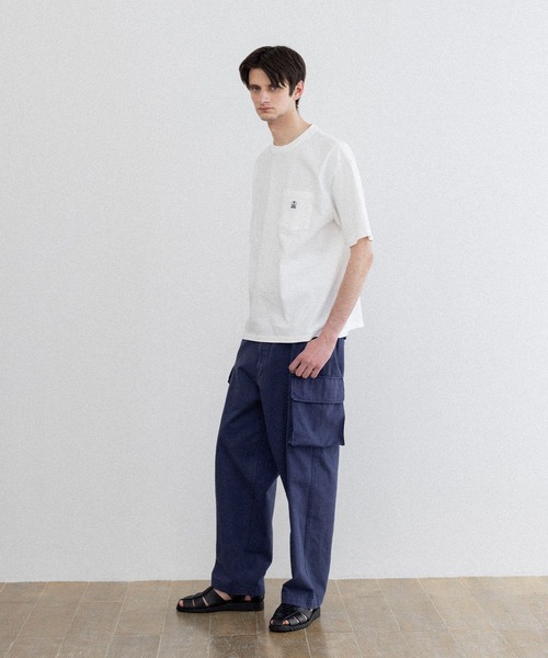 FIDELITY(フィデリティ)の「EMBREM POCKET S/S TEE / 半袖ポケットTシャツ(Tシャツ/カットソー・メンズ・オフホワイト/グレー/スカイブルー/ブラック/ミント・X-LARGE/LARGE/MEDIUM)」の21枚目の写真