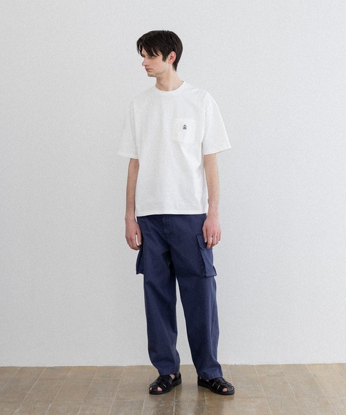 FIDELITY(フィデリティ)の「EMBREM POCKET S/S TEE / 半袖ポケットTシャツ(Tシャツ/カットソー・メンズ・オフホワイト/グレー/スカイブルー/ブラック/ミント・X-LARGE/LARGE/MEDIUM)」の22枚目の写真