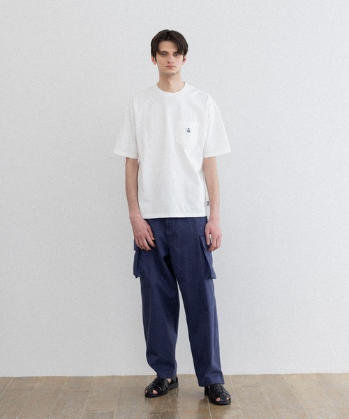FIDELITY(フィデリティ)の「EMBREM POCKET S/S TEE / 半袖ポケットTシャツ(Tシャツ/カットソー・メンズ・オフホワイト/グレー/スカイブルー/ブラック/ミント・X-LARGE/LARGE/MEDIUM)」の13枚目の写真