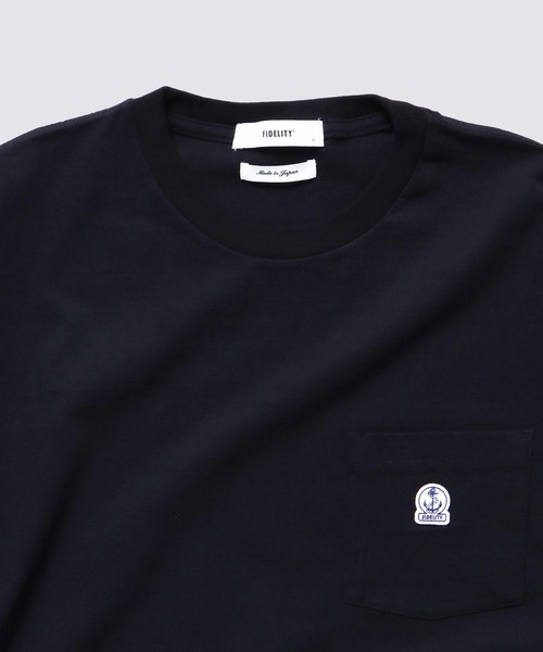 FIDELITY(フィデリティ)の「EMBREM POCKET S/S TEE / 半袖ポケットTシャツ(Tシャツ/カットソー・メンズ・オフホワイト/グレー/スカイブルー/ブラック/ミント・X-LARGE/LARGE/MEDIUM)」の14枚目の写真