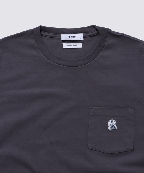 FIDELITY(フィデリティ)の「EMBREM POCKET S/S TEE / 半袖ポケットTシャツ(Tシャツ/カットソー・メンズ・オフホワイト/グレー/スカイブルー/ブラック/ミント・X-LARGE/LARGE/MEDIUM)」の17枚目の写真