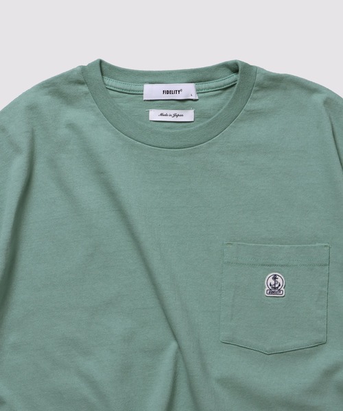 FIDELITY(フィデリティ)の「EMBREM POCKET S/S TEE / 半袖ポケットTシャツ(Tシャツ/カットソー・メンズ・オフホワイト/グレー/スカイブルー/ブラック/ミント・X-LARGE/LARGE/MEDIUM)」の8枚目の写真