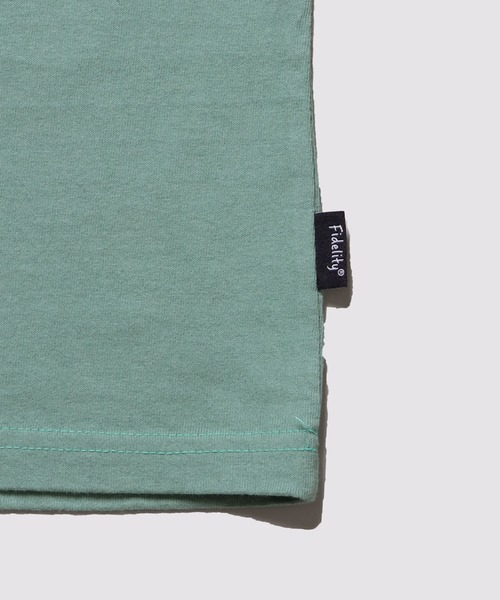 FIDELITY(フィデリティ)の「EMBREM POCKET S/S TEE / 半袖ポケットTシャツ(Tシャツ/カットソー・メンズ・オフホワイト/グレー/スカイブルー/ブラック/ミント・X-LARGE/LARGE/MEDIUM)」の9枚目の写真