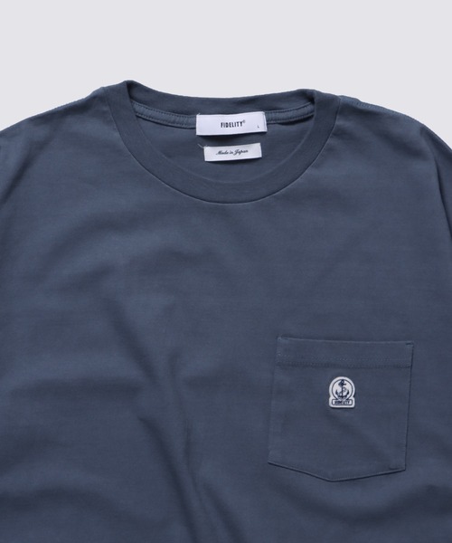 FIDELITY(フィデリティ)の「EMBREM POCKET S/S TEE / 半袖ポケットTシャツ(Tシャツ/カットソー・メンズ・オフホワイト/グレー/スカイブルー/ブラック/ミント・X-LARGE/LARGE/MEDIUM)」の11枚目の写真