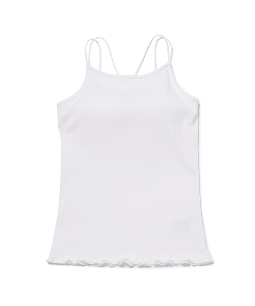 VIS（ビス）の「カップ付きキャミソール【洗える】（キャミソール・レディース・ホワイト/ブラック・FREE）」の9枚目の写真