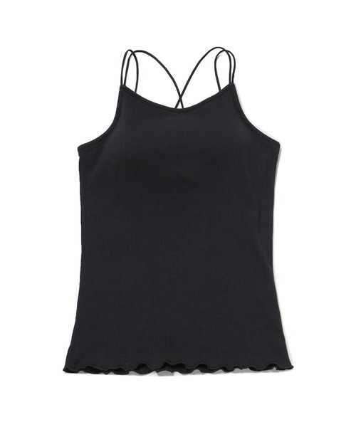 VIS（ビス）の「カップ付きキャミソール【洗える】（キャミソール・レディース・ホワイト/ブラック・FREE）」の12枚目の写真