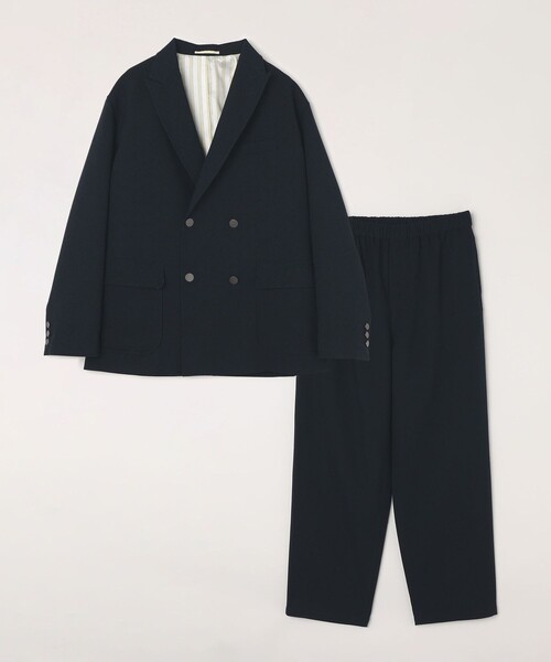 SHIPS any(シップス エニィ)の「SHIPS any: 〈手洗い可能〉ウールライク ワイド イージー パンツ (セットアップ対応)◇(その他パンツ・メンズ・ダークグレー/ネイビー・MEDIUM/LARGE)」の15枚目の写真