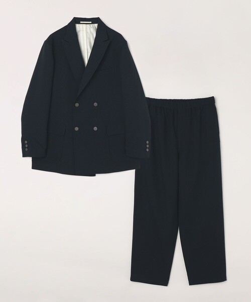 SHIPS any(シップス エニィ)の「SHIPS any: 〈手洗い可能〉ウールライク ワイド イージー パンツ (セットアップ対応)◇(その他パンツ・メンズ・ダークグレー/ネイビー・MEDIUM/LARGE)」の16枚目の写真