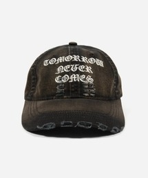 WASTED PARIS | ストリートブランド WASTED PARIS ウェイステッド パリス CAP DESTROY NEVER COMES トラッカー キャップ ロゴキャップ 刺しゅうロゴ ベースボールキャップ ダメージデニムキャップ グランジ ストリートファッション スケーターブランド(キャップ)