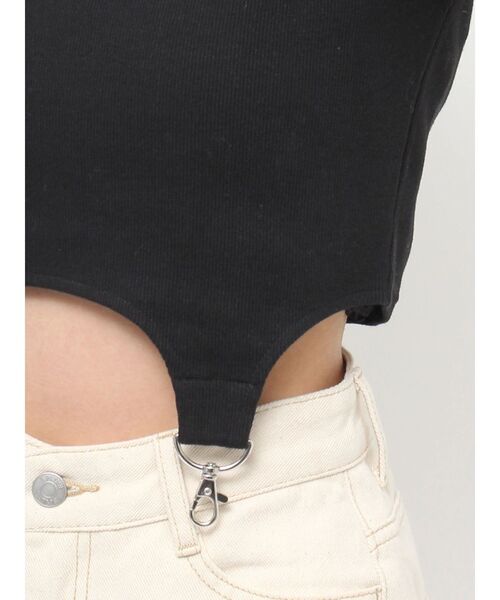 EATME（イートミー）の「ヘムデザインTシャツ（Tシャツ/カットソー・レディース・ブラック/オフホワイト・FREE）」の22枚目の写真