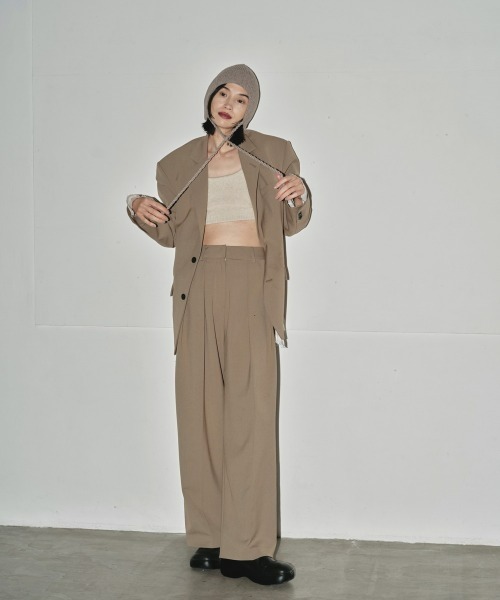 TODAYFUL（トゥデイフル）の「Ear Flap Beanie（キャップ・レディース・チャコールグレー/グレイッシュベージュ・FREE）」の14枚目の写真