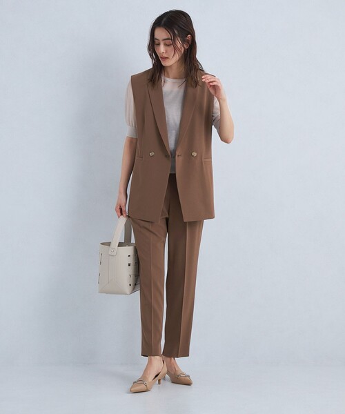 PE/PU ツイル テーラード ミドル ジレ UNITED ARROWS LTD. OUTLET｜PE/PU ツイル テーラード ミドル
