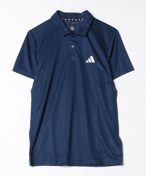 adidas(アディダス)の「アディダス adidas トレイン エッセンシャルズ トレーニング ポロシャツ(ポロシャツ・メンズ・ブラック/ダークブルー/ホワイト・S/M/L/LL/3L)」の3枚目の写真