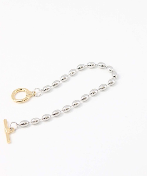 Gready Brilliant（グレディブリリアン）の「ＭＩＸカラーボールブレスレット（ブレスレット・レディース・シルバー×ゴールド・FREE）」の5枚目の写真