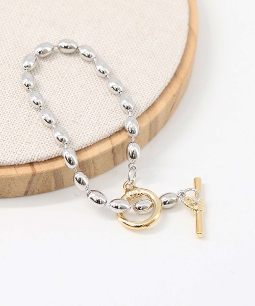 Gready Brilliant（グレディブリリアン）の「ＭＩＸカラーボールブレスレット（ブレスレット・レディース・シルバー×ゴールド・FREE）」の7枚目の写真