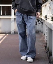 コットンナイロンオーバーダイパンツ