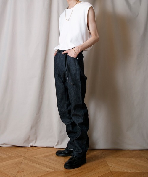 FACTOTUM(ファクトタム)の「【FACTOTUM】オーガニックデニムリジットバギーパンツ「Poul」(デニムパンツ・メンズ・インディゴブルー・32inch/28inch/31inch/29inch/30inch)」の13枚目の写真