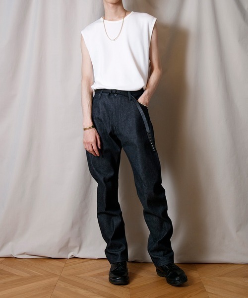 FACTOTUM(ファクトタム)の「【FACTOTUM】オーガニックデニムリジットバギーパンツ「Poul」(デニムパンツ・メンズ・インディゴブルー・32inch/28inch/31inch/29inch/30inch)」の12枚目の写真