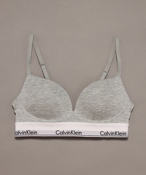 Icon Cotton プランジプッシュアップブラ（ブラジャー）｜Calvin