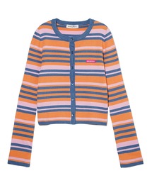 MILKFED. | STRIPE KNIT FITTED CARDIGAN(カーディガン/ボレロ)
