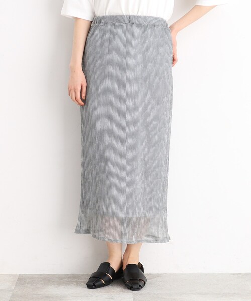 THE SHOP TK （ザ ショップ ティーケー ）の「◆シャイニーナロースカート【洗える】（スカート・レディース・ゴールド/シルバー/ブラック・12/13）」の10枚目の写真