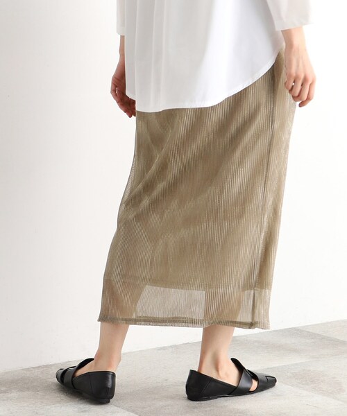 THE SHOP TK （ザ ショップ ティーケー ）の「◆シャイニーナロースカート【洗える】（スカート・レディース・ゴールド/シルバー/ブラック・12/13）」の16枚目の写真