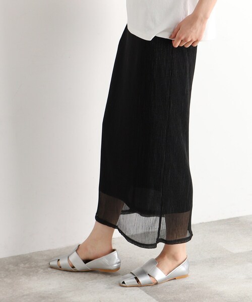 THE SHOP TK （ザ ショップ ティーケー ）の「◆シャイニーナロースカート【洗える】（スカート・レディース・ゴールド/シルバー/ブラック・12/13）」の19枚目の写真