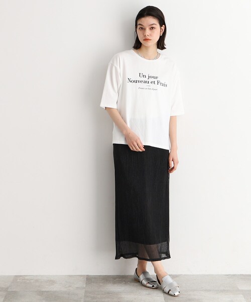 THE SHOP TK （ザ ショップ ティーケー ）の「◆シャイニーナロースカート【洗える】（スカート・レディース・ゴールド/シルバー/ブラック・12/13）」の21枚目の写真