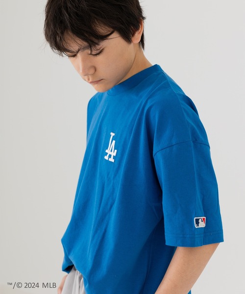 MLB(メジャーリーグベースボール)の「MLB ロゴ半袖Tシャツ(Tシャツ/カットソー・メンズ・ホワイト/ブルー/グリーン・S/M/L)」の3枚目の写真